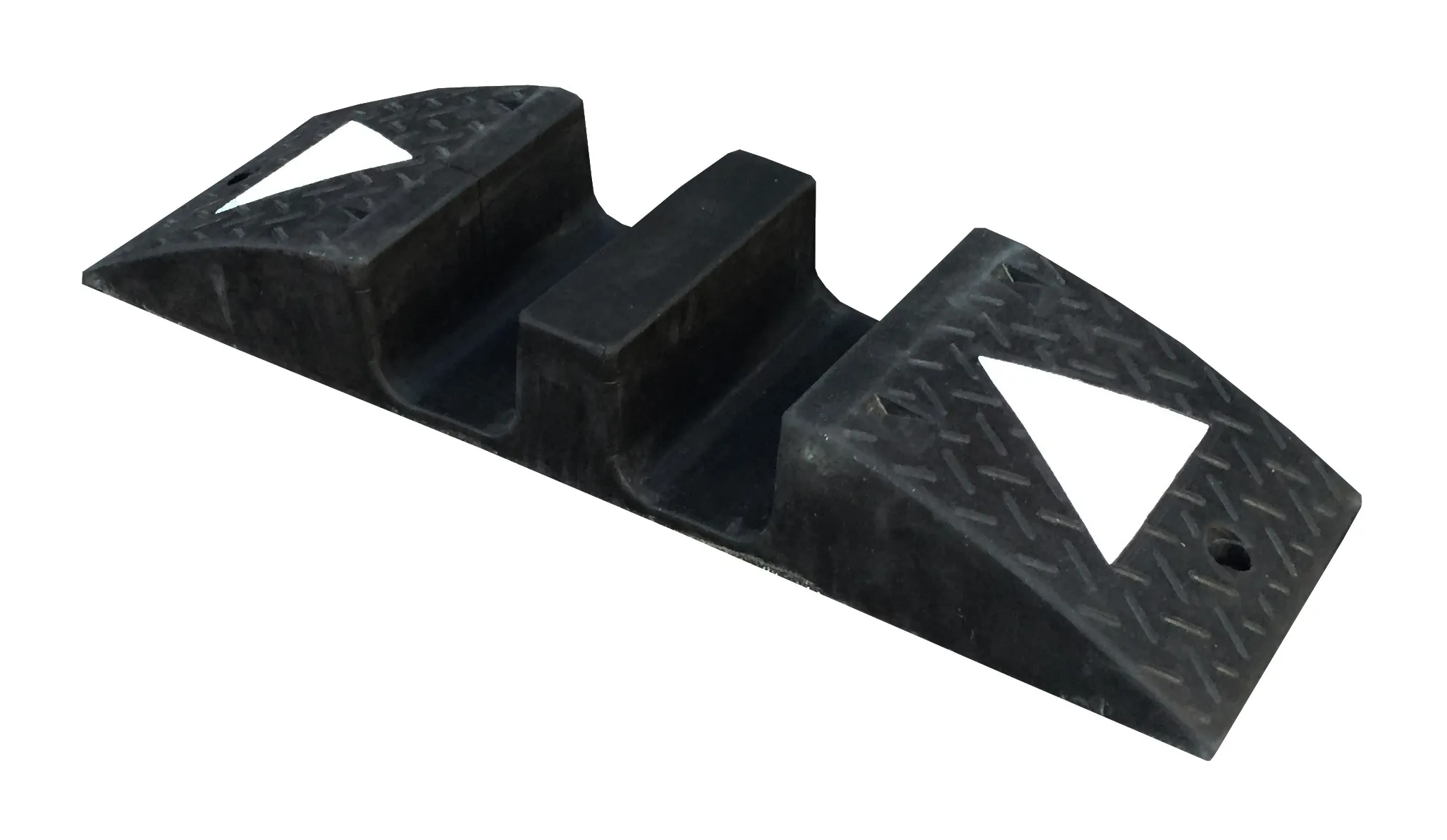 RS PRO Kabelabdeckung, Kabelbrücke, Innen-Ø 75 x 80mm 2 – 75 x 80mm, 300 mm x 600mm Gummi, Schwarz/Weiß 2-kanalig