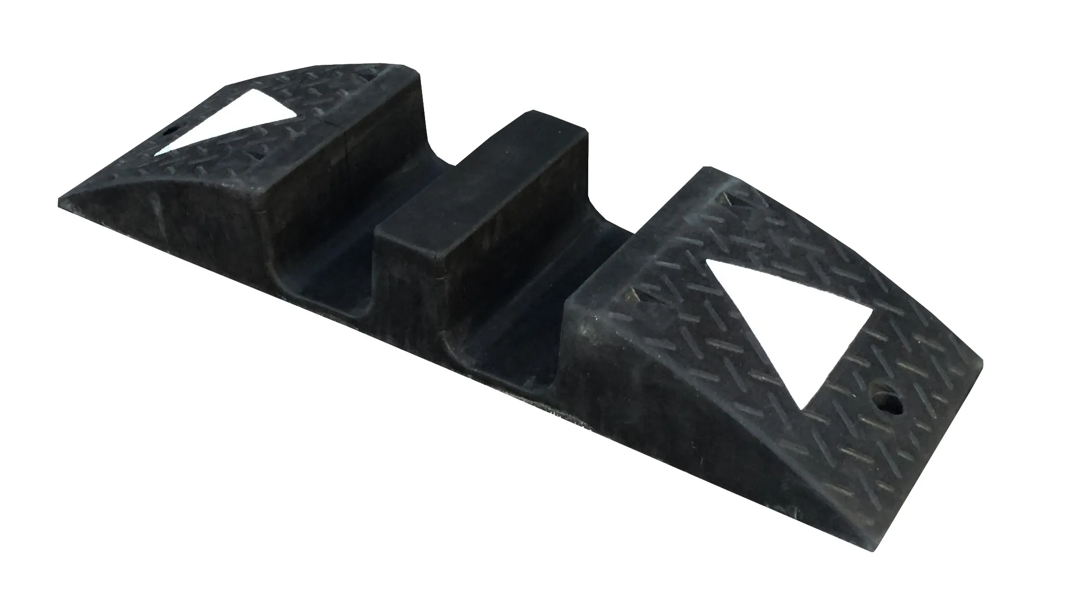 RS PRO Kabelabdeckung, Kabelbrücke, Innen-Ø 95 x 90mm 2 – 95 x 90mm, 300 mm x 850mm Gummi, Schwarz/Weiß 2-kanalig