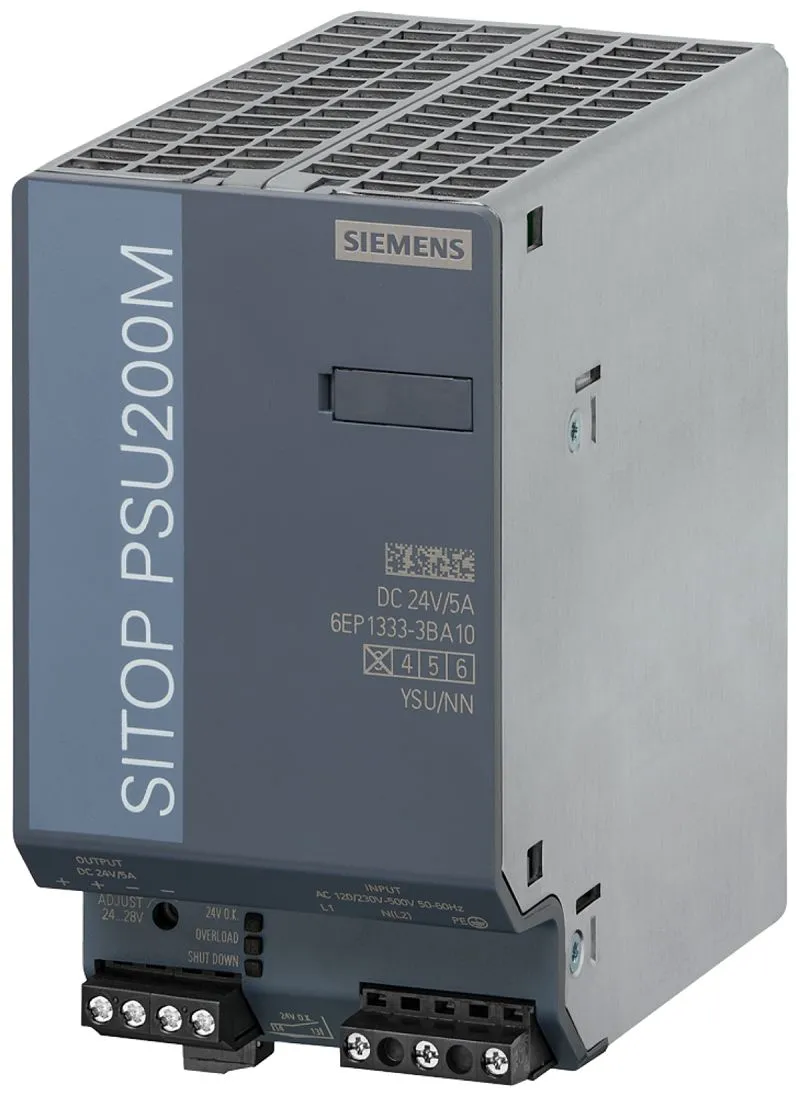 Siemens 6AG13 DIN-Schienen Netzteil Getaktet 24V dc / 5A 120W 120 → 500V ac