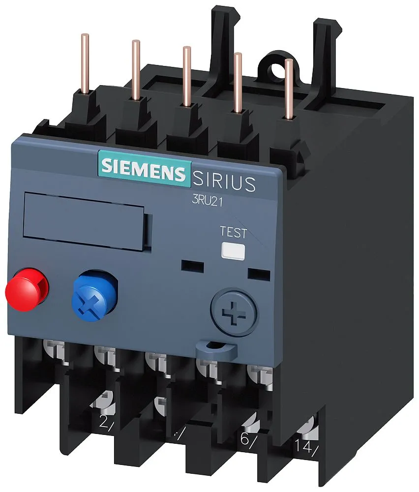 Siemens SIRIUS 3RB Überlastrelais 500 kW, 3P 1 NC (Öffner)/1 NO (Schließer) / 4 A