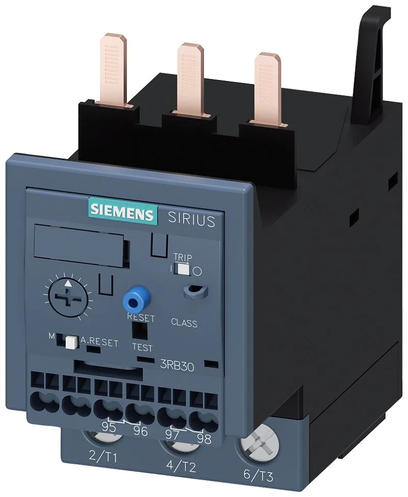 Siemens SIRIUS SIRIUS 3RU2 Thermisches Überlastrelais 30 kW, 3P 1 NC (Öffner)/1 NO (Schließer) / 3 A
