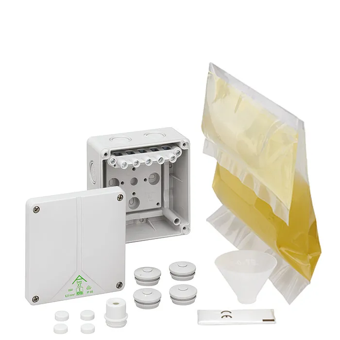 Spelsberg Abox XT 060 Polycarbonat Installationsdose Grau IP68, BxTxH 110mm x 110mm x 67mm