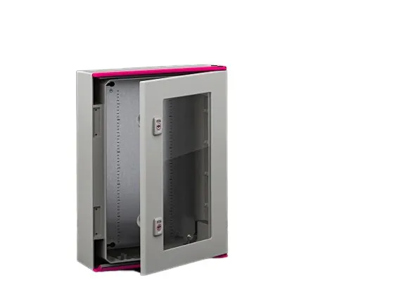 Rittal 146 GF Polyester Wandgehäuse RAL 7035, grau IP56, HxBxT 600 mm x 600 mm x 200mm