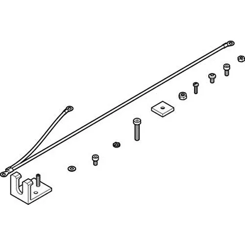 Festo Befestigungssatz 572257 Serie CAFC Typ Befestigungssatz