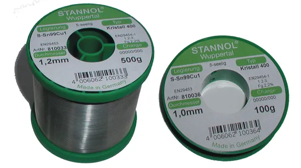 Stannol 810032, TC KRISTALL 400 Lot, 227°C, Ø 1mm