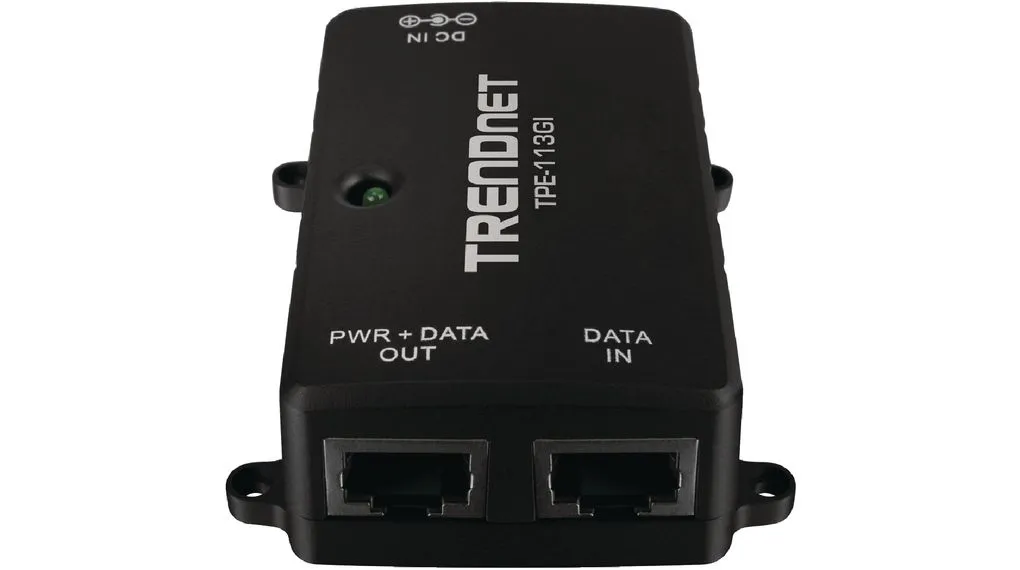 Trendnet PoE Injektor 240V Input / 48V dc Output, 400mA 2 Port 15.4W