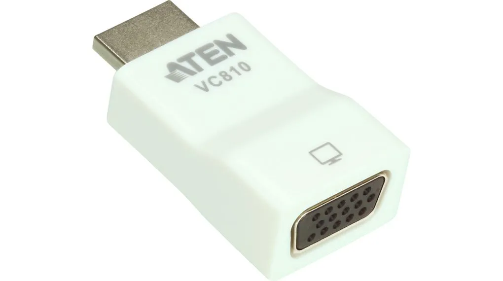 Aten Konverter AV-Adapter Male HDMI - Female VGA