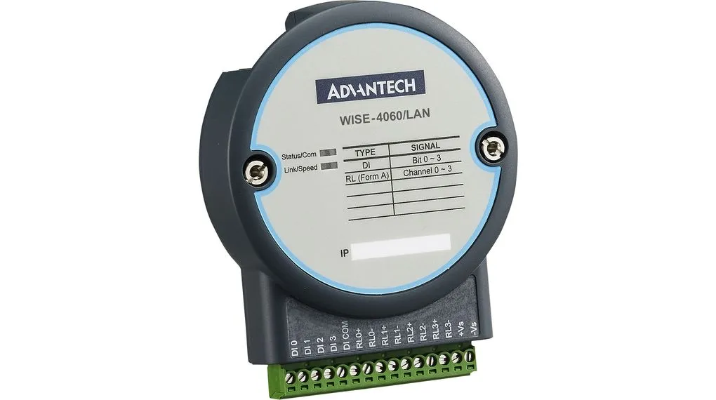 Advantech WISE-4000/LAN Ethernet-E/A-Modul für IoT-Anwendungen 4 x Digital Eingang / 4 x WISE-4000/LAN Series Relais