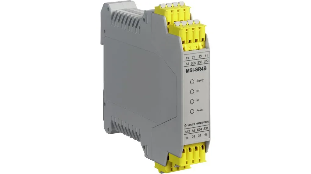 Leuze MSI-SR4B Sicherheitsrelais, 24V ac/dc, 4 Sicherheitskontakte Not-Aus