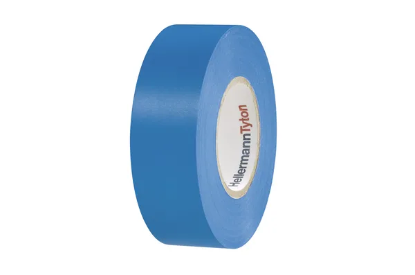 HellermannTyton PVC Isolierband Blau, Stärke 0.15mm x 25mm x 25m