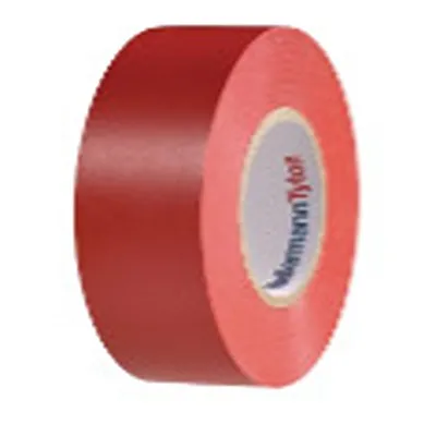 HellermannTyton PVC Isolierband Rot, Stärke 0.15mm x 25mm x 25m
