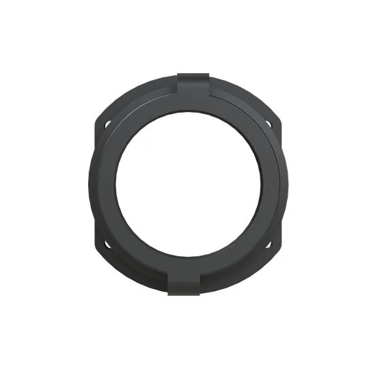 Nylon 6 Kabelrohr Befestigung Flansch 70mm Schwarz