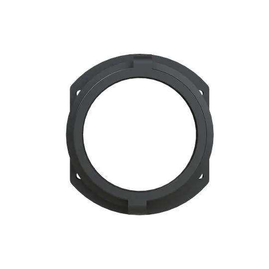 Nylon 6 Kabelrohr Befestigung Flansch 95mm Schwarz