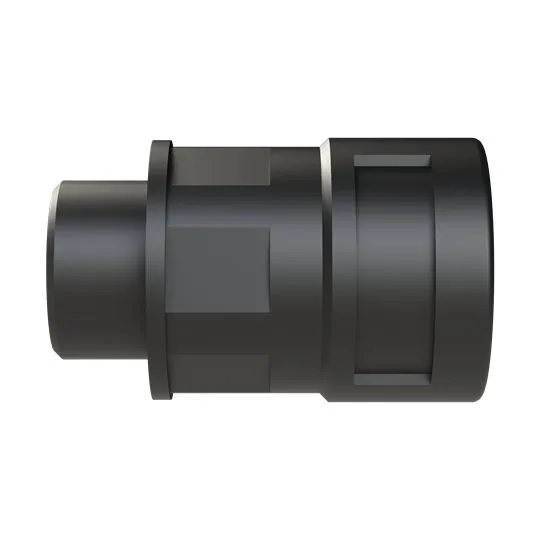 Polyamid 6 Kabelrohr Befestigung Gerade M20 17mm Schwarz