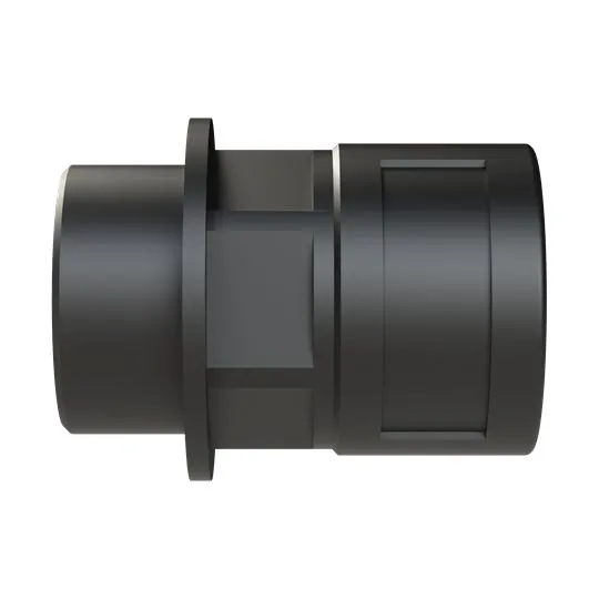 Polyamid 6 Kabelrohr Befestigung Gerade M32 23mm Schwarz