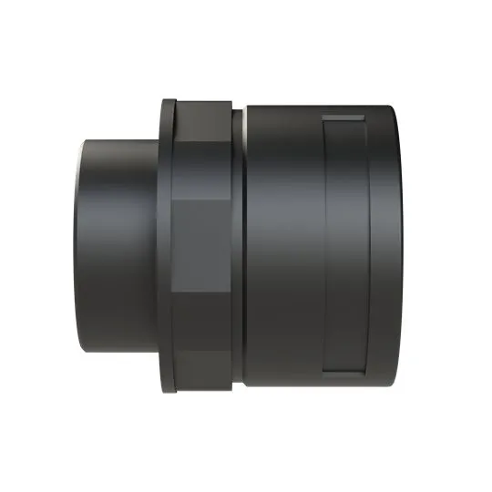 Polyamid 6 Kabelrohr Befestigung Gerade M50 48mm Schwarz