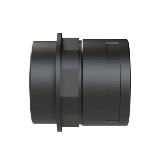 Polyamid 6 Kabelrohr Befestigung Gerade M63 48mm Schwarz