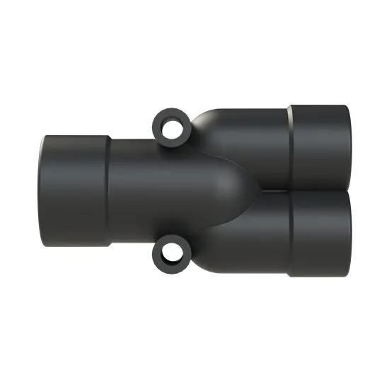 Polyamid 6 Kabelrohr Befestigung T-Stück 17mm Schwarz