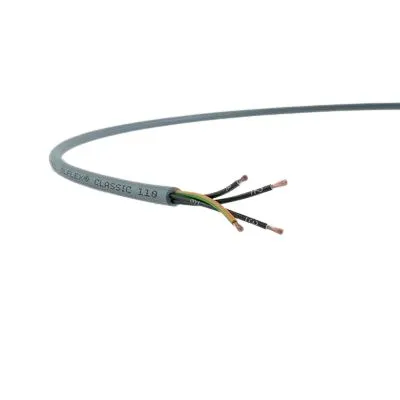 RS PRO CY Steuerkabel, 2-adrig x 0,75 mm² Grau / 12 A, 50m, 18 AWG, Geflecht