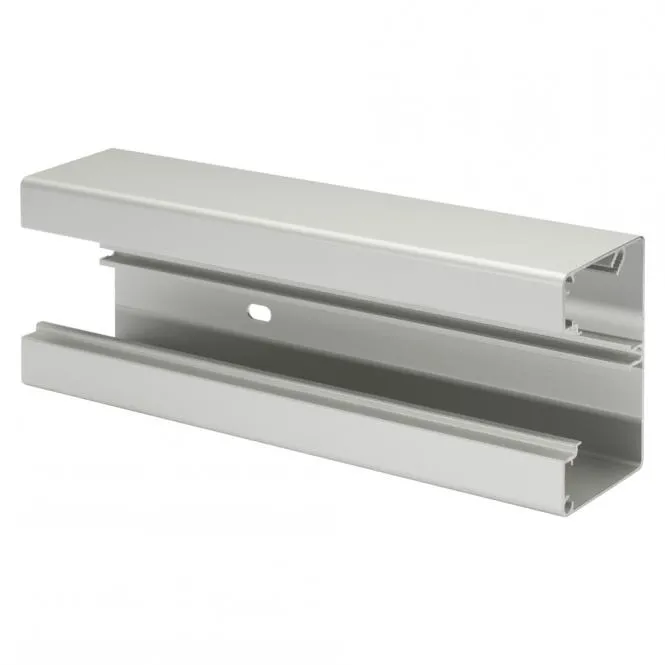 Alu-Kanal 2000 mm, 1-fache Bauhöhe für 45x45-Module , Baugröße: 60 x 90/45 mm, Kunststoff, Farbe: al