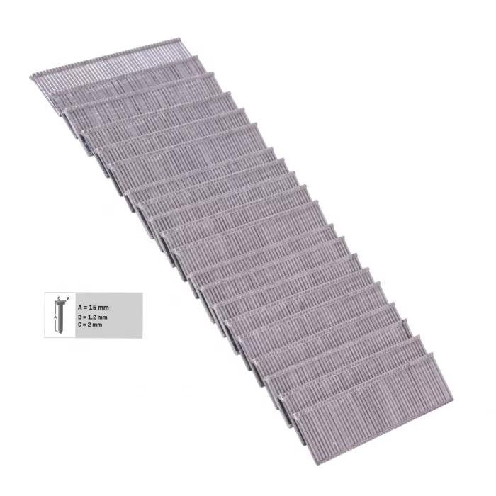 Nägel 15mm für Elektrotacker | 1000 stück | Für ET502AC