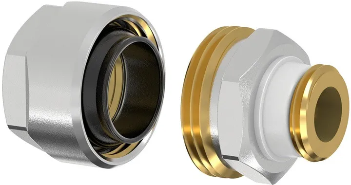 Flamco schwarzrohradapter Plus DVGW, f. Rohr 1/2'' x G1/2a mit Einschneiddicht F13078