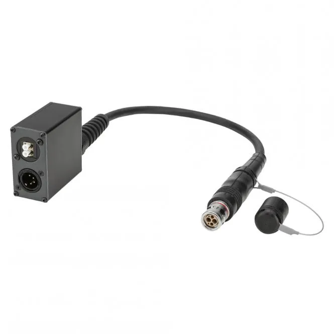 HD-Kamerakabel SMPTE311M Octopus Hybrid | FUW male Kabelstecker / 2 x LC female + XLR 4-pol male in