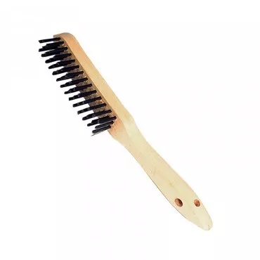 Drahtbürste Kehlnahtbürste, V2A, 3-reihig