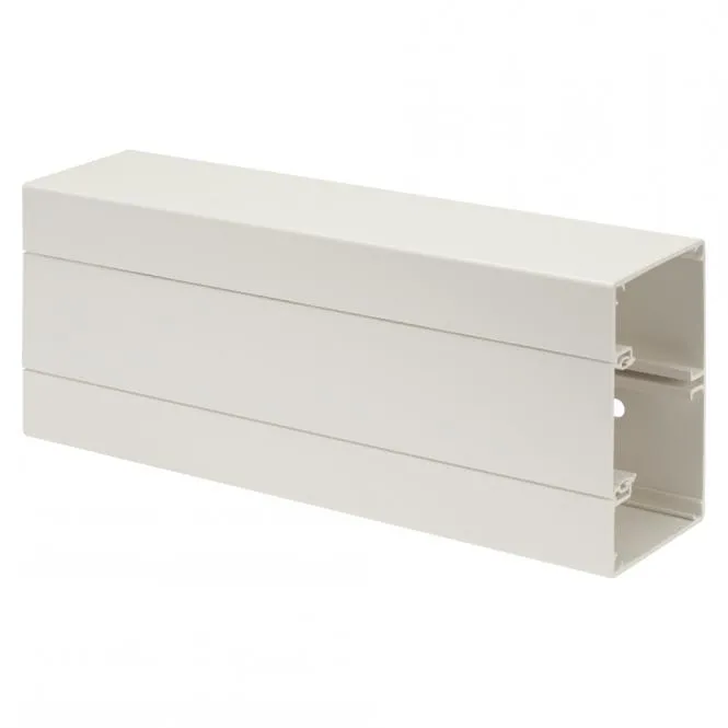 Kunststoff-Kanal 2000 mm, 1-fache Bauhöhe für 45x45-Module , Baugröße: 64 x 100/45 mm, Kunststoff, F