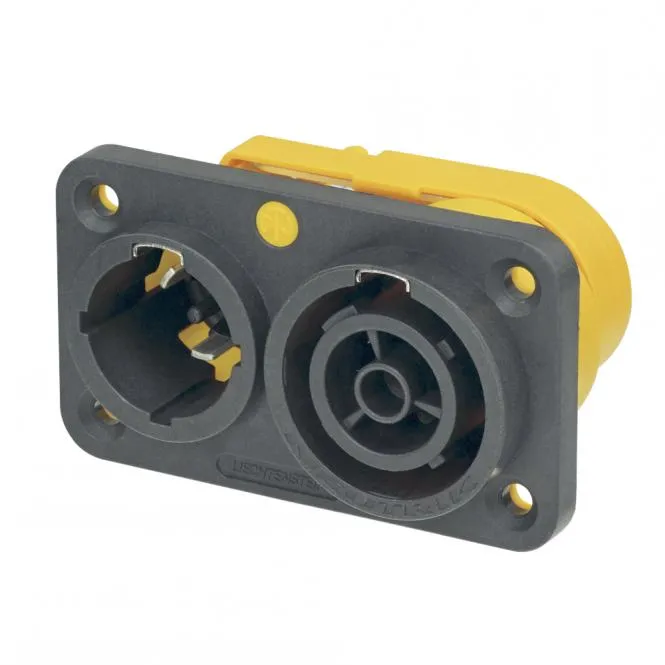 NEUTRIK PowerCon, IP65 , 3-pol , Kunststoff-Einbaustecker, gerade, max. 2,5 mm²