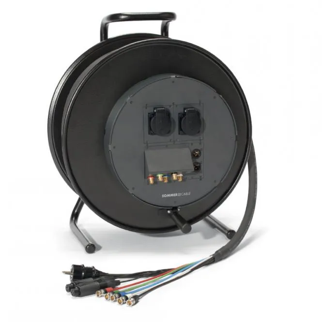 Sommer cable MADI Trommel-System , BNC-Buchse/Reartwist BNC Stecker/XLR 3-pol unisex/XLR 3-pol male/