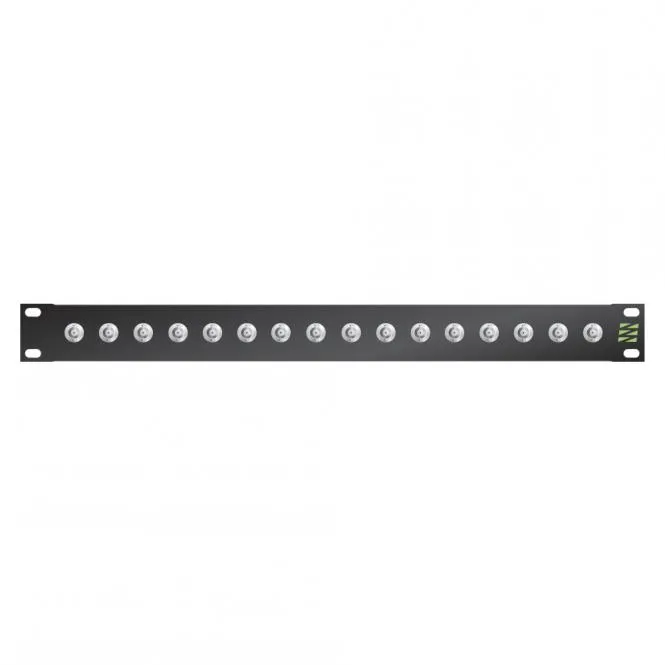 Sommer cable Video-Patchfeld BNC , 1 HE, 12 BE, BNC Buchse; HICON, 2 mm Stahlblech, Farbe: anthrazit