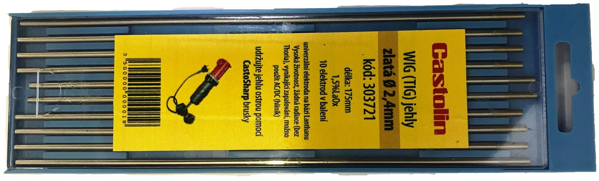 Wolframelektrode - Gold 175mm / Ø 2,4mm