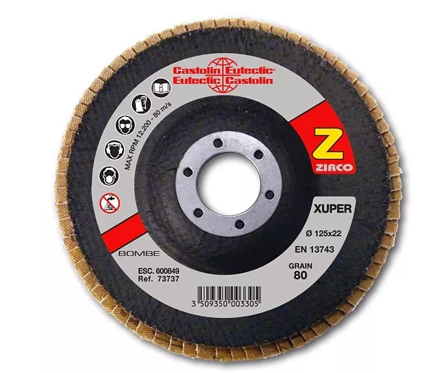 Schleifmopteller ZIRCO Ø 115mm / K 80